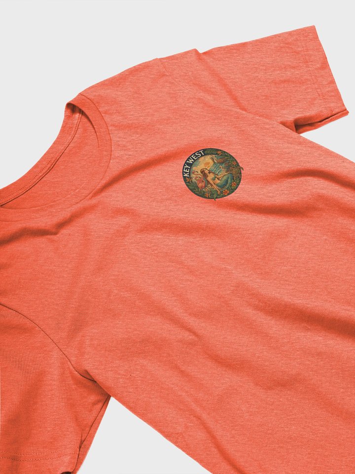 Key West Tropical T-Shirt Ultra Soft Tee with Mermaid, Birds, and Turtle product image (2)