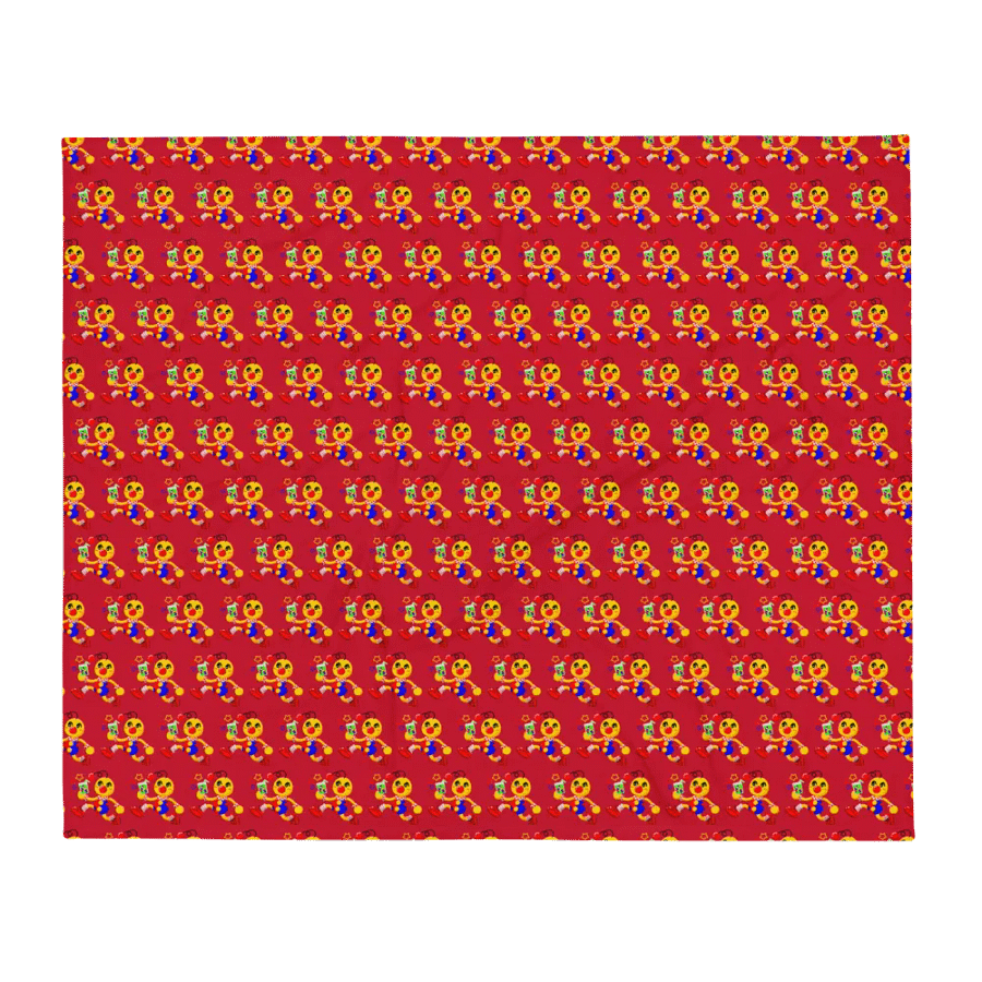 Red Boyoyoing Dash Hearts Hypoallergenic Blanket product image (1)