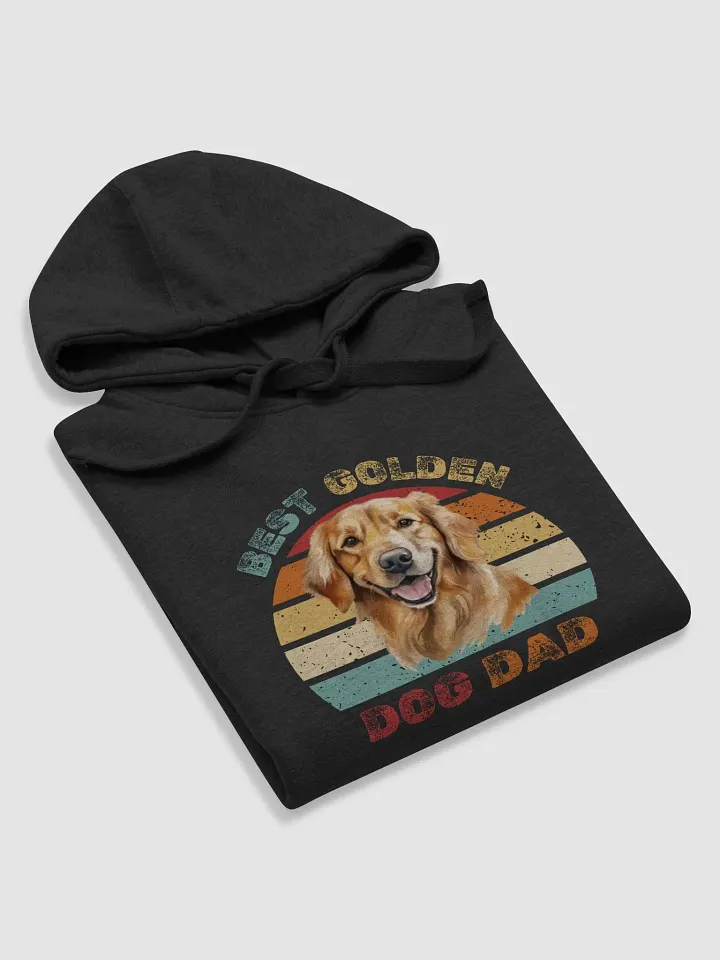 Best Golden Dog Dad Golden Retriever Cotton Heritage Premium Hoodie product image (2)