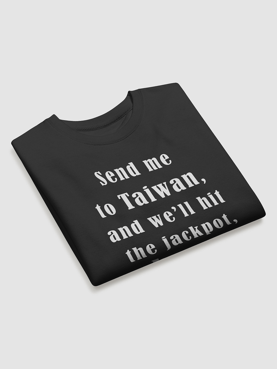 Send me to Taiwan, and we’ll hit the jackpot, boss black winter tshirt product image (3)