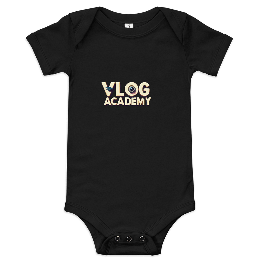 Vlog Academy Bella+ Canvas Baby Short Sleeve One Piece product image (1)