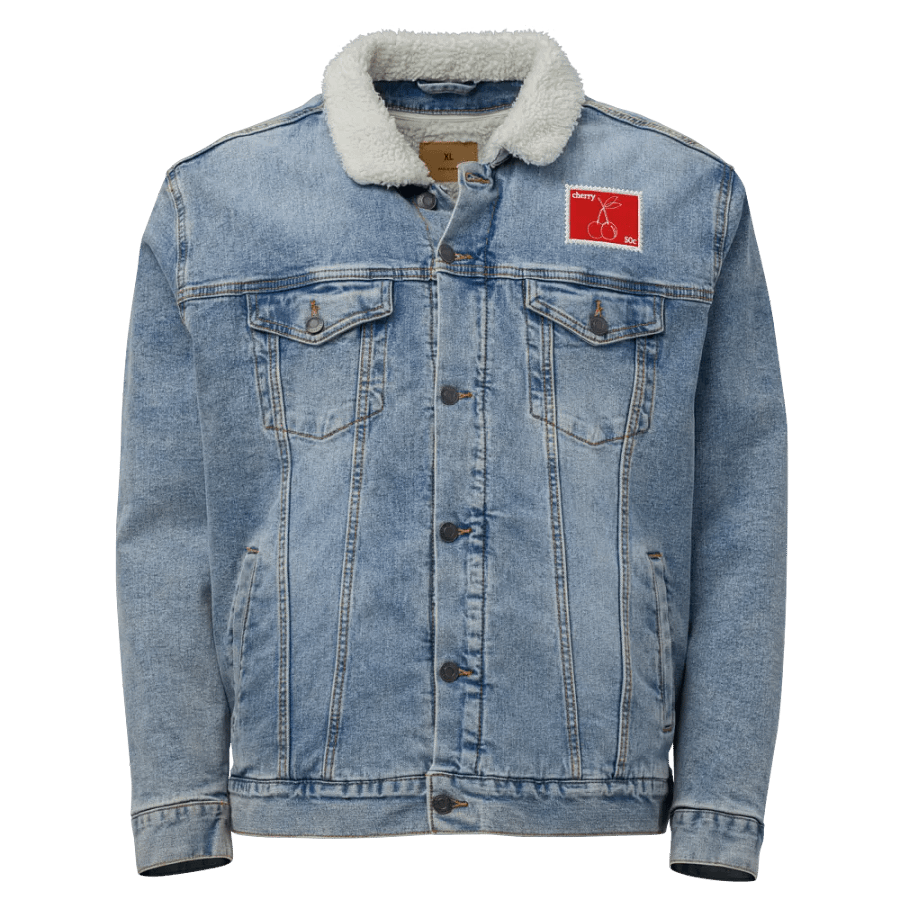 Cherry Sherpa Denim Jacket product image (2)