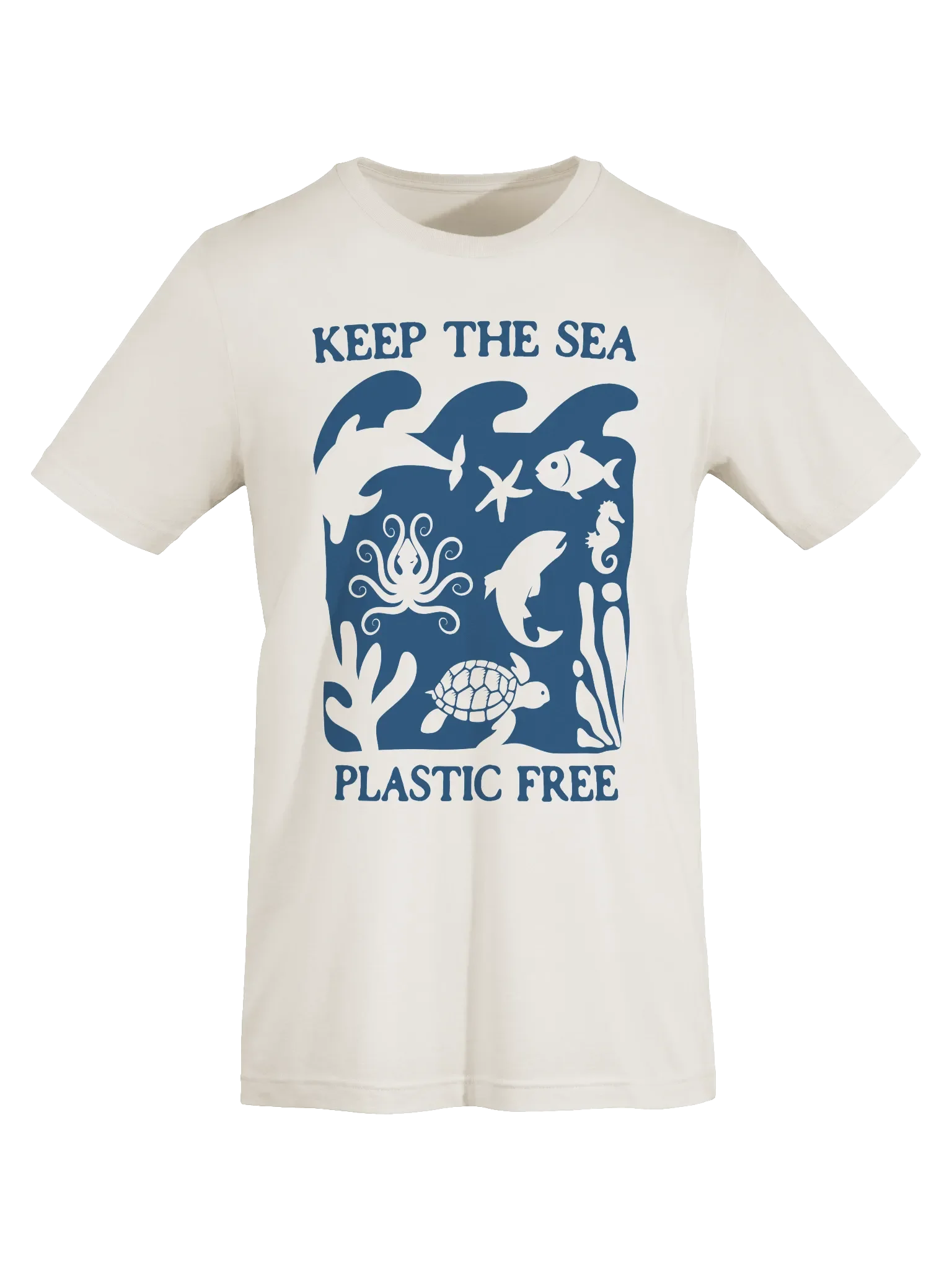 Keep The Sea Plastic Free Signature Unisex T-Shirt product image (5)