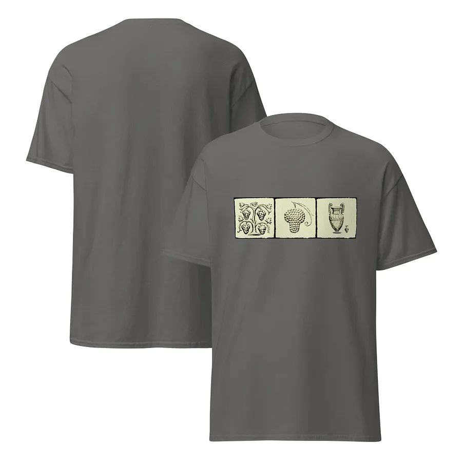 Grape and Wine Ancient Greek Art circa 3rd Century BC, T-Shirt product image (2)