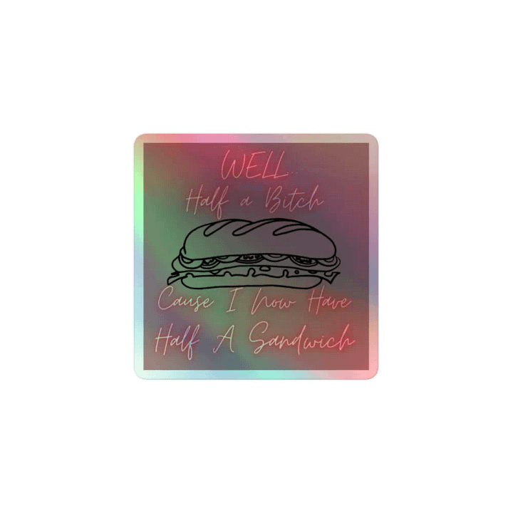 Half Sticker product image (1)