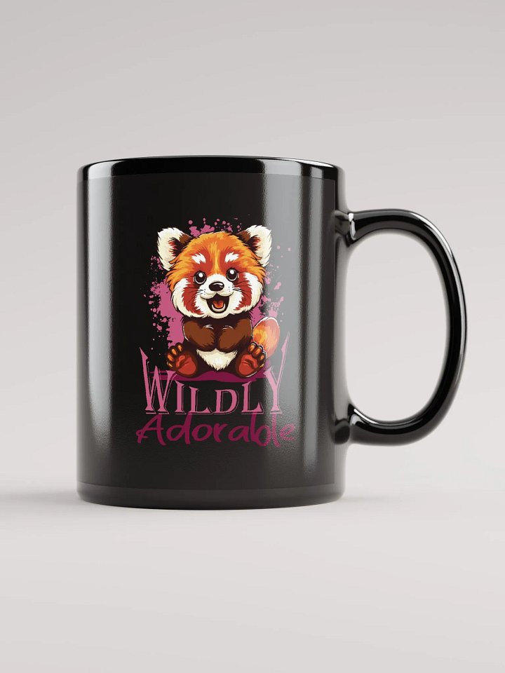 Wildly Adorable Red Panda | Black Mug product image (1)