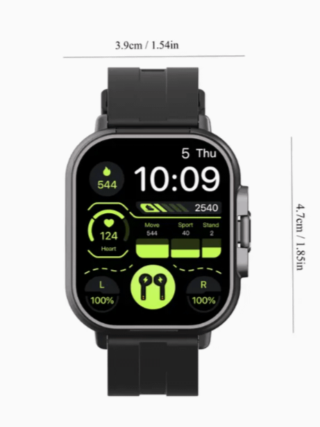 New 2-in-1 Smart Watch Bundle with TWS Earbuds product image (9)