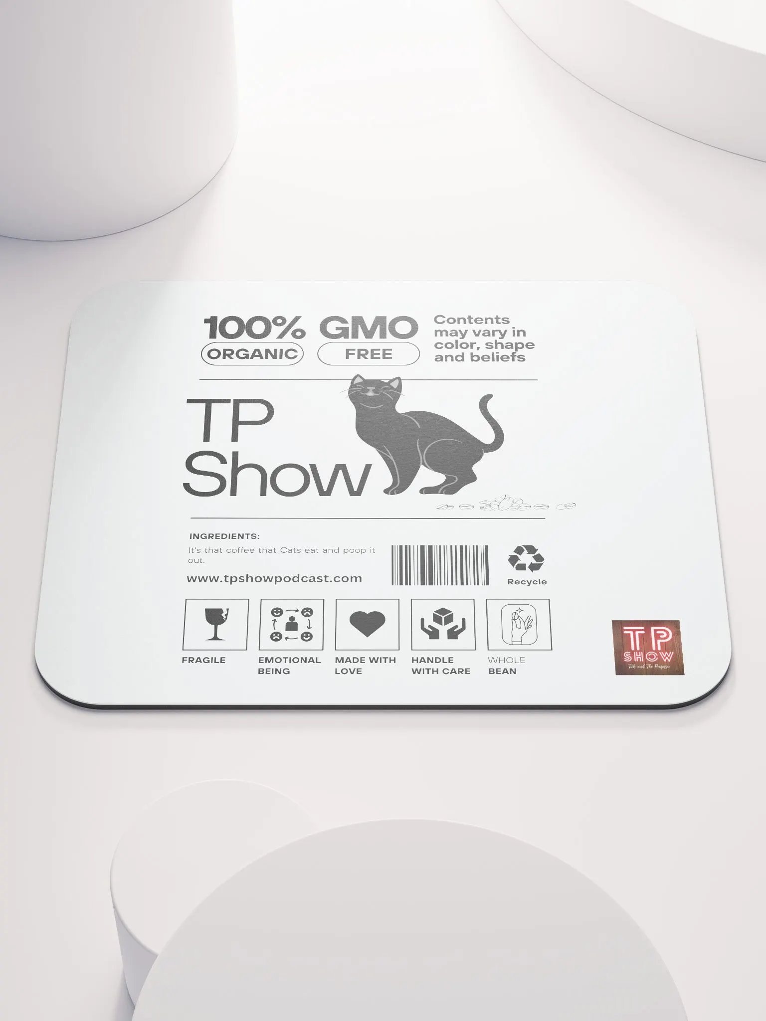 Cat Poo Mouse Pad product image (1)