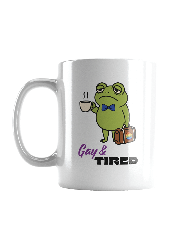 Gay & Tired Frog Coffee Mug product image (2)