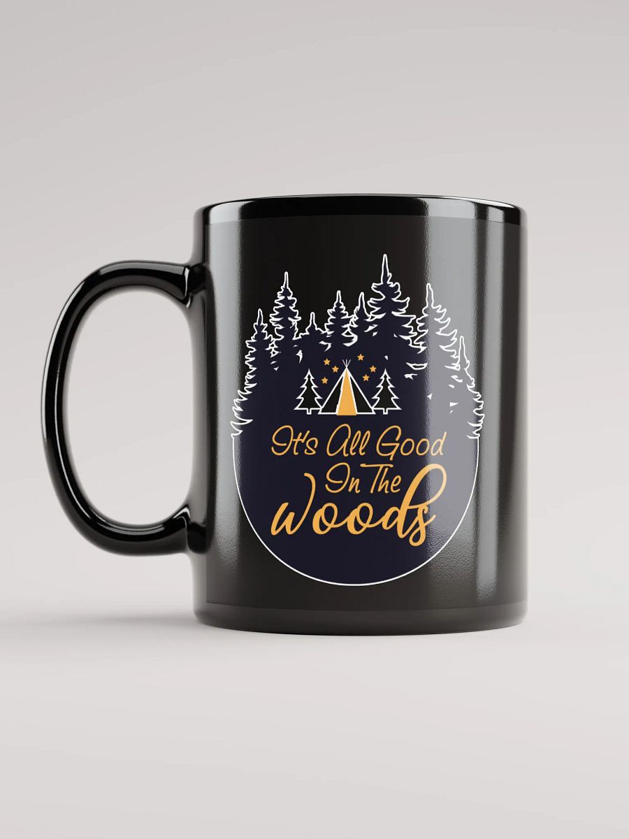 All Good in the Woods Black Mug product image (11)
