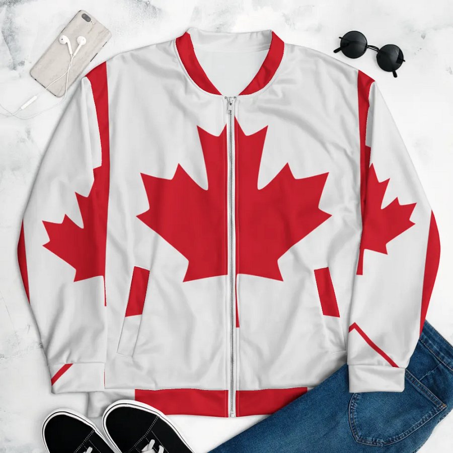 All-Over Print Bomber Jacket - Canada product image (4)