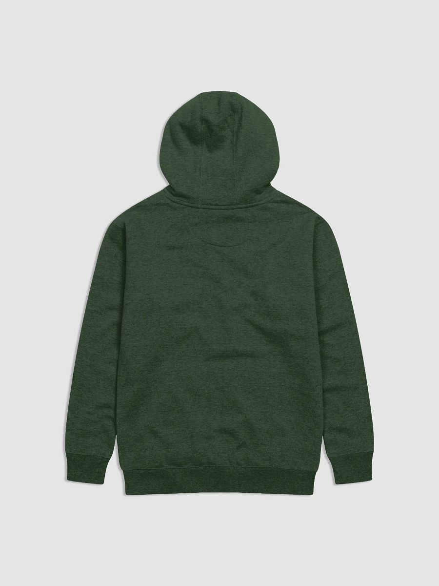 ANGELIC (monochrome green) printed heavyweight hoodie product image (2)