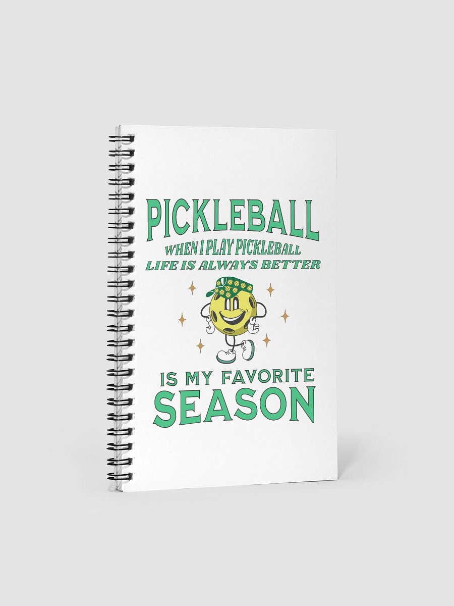Pickleball Is My Favorite Season Passion Spiral Notebook product image (2)