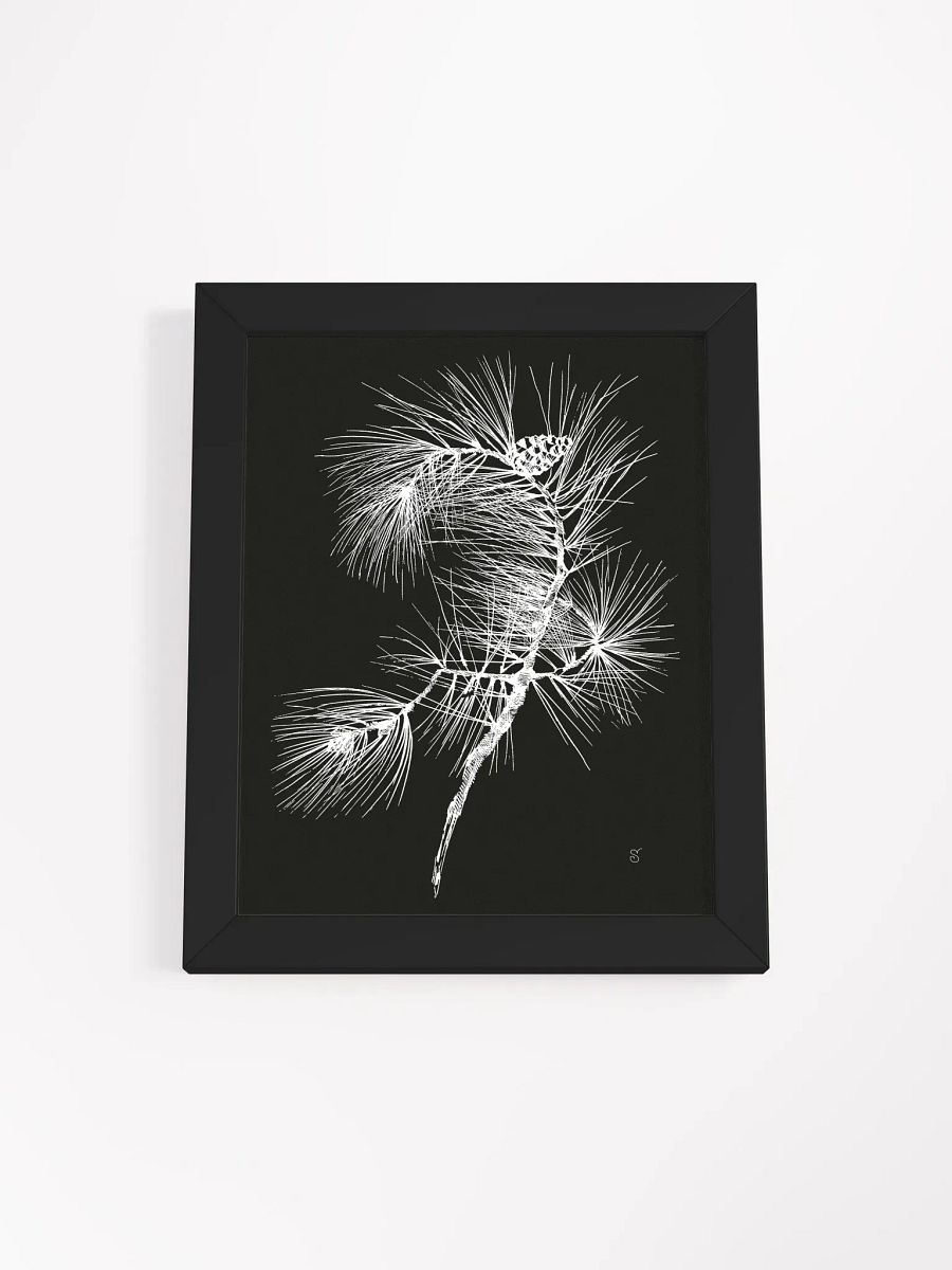 Botanical Elegance: Pine Branch Poster - Pine Branch Dark product image (7)