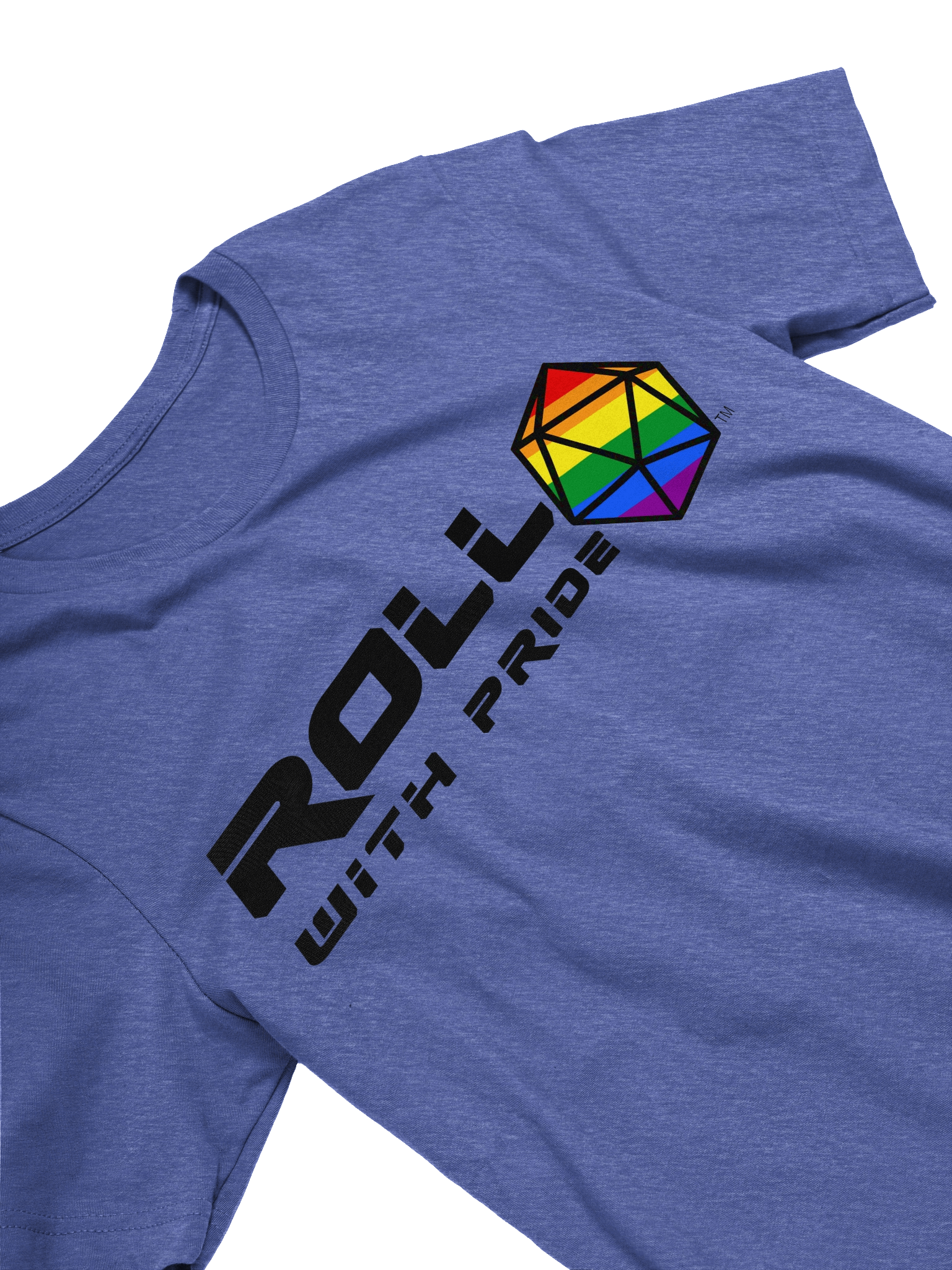 Roll With Pride T-shirt (black logo) product image (15)