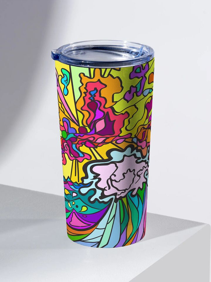Vibrant Energy 20oz Tumbler - Wave at Sunset product image (2)