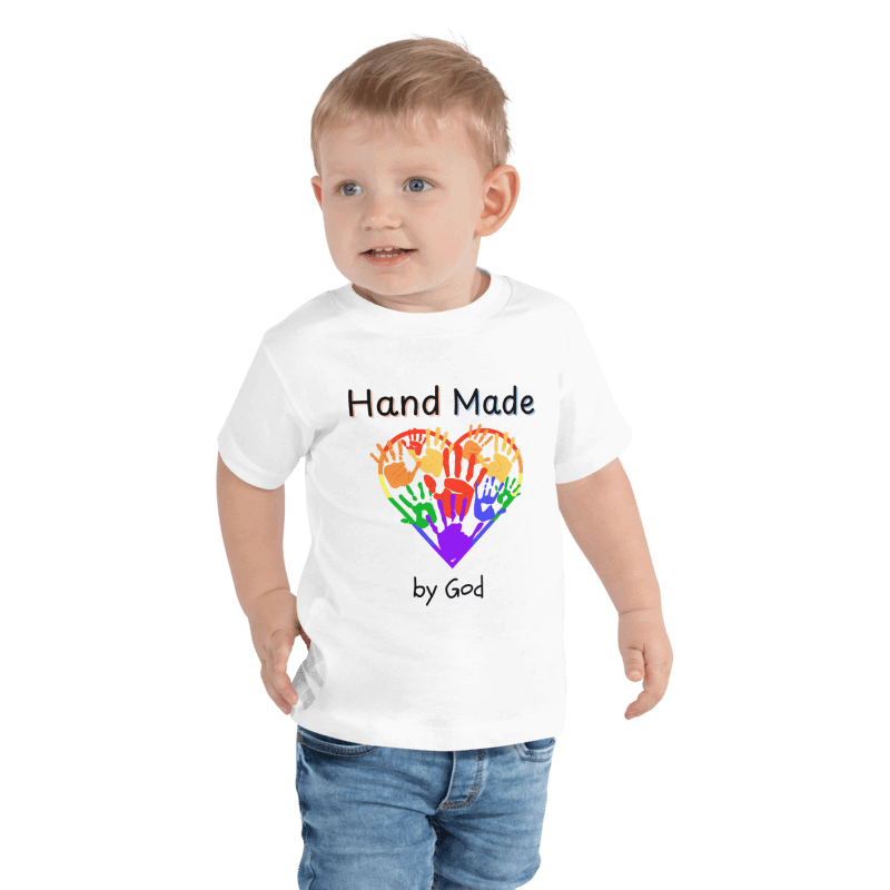 Hand Made by God Toddler T-Shirt product image (3)