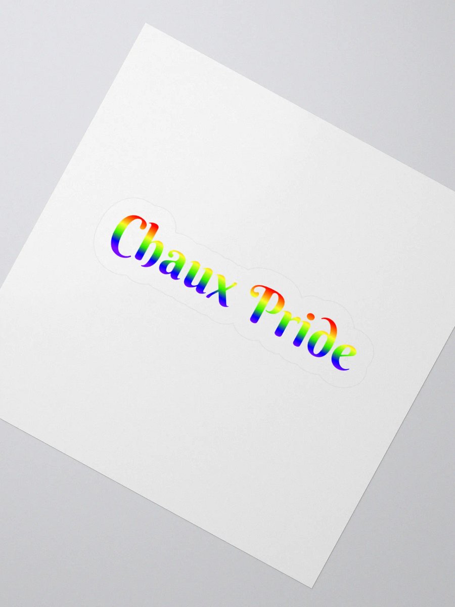 Chaux Pride Stickers Rainbow product image (2)
