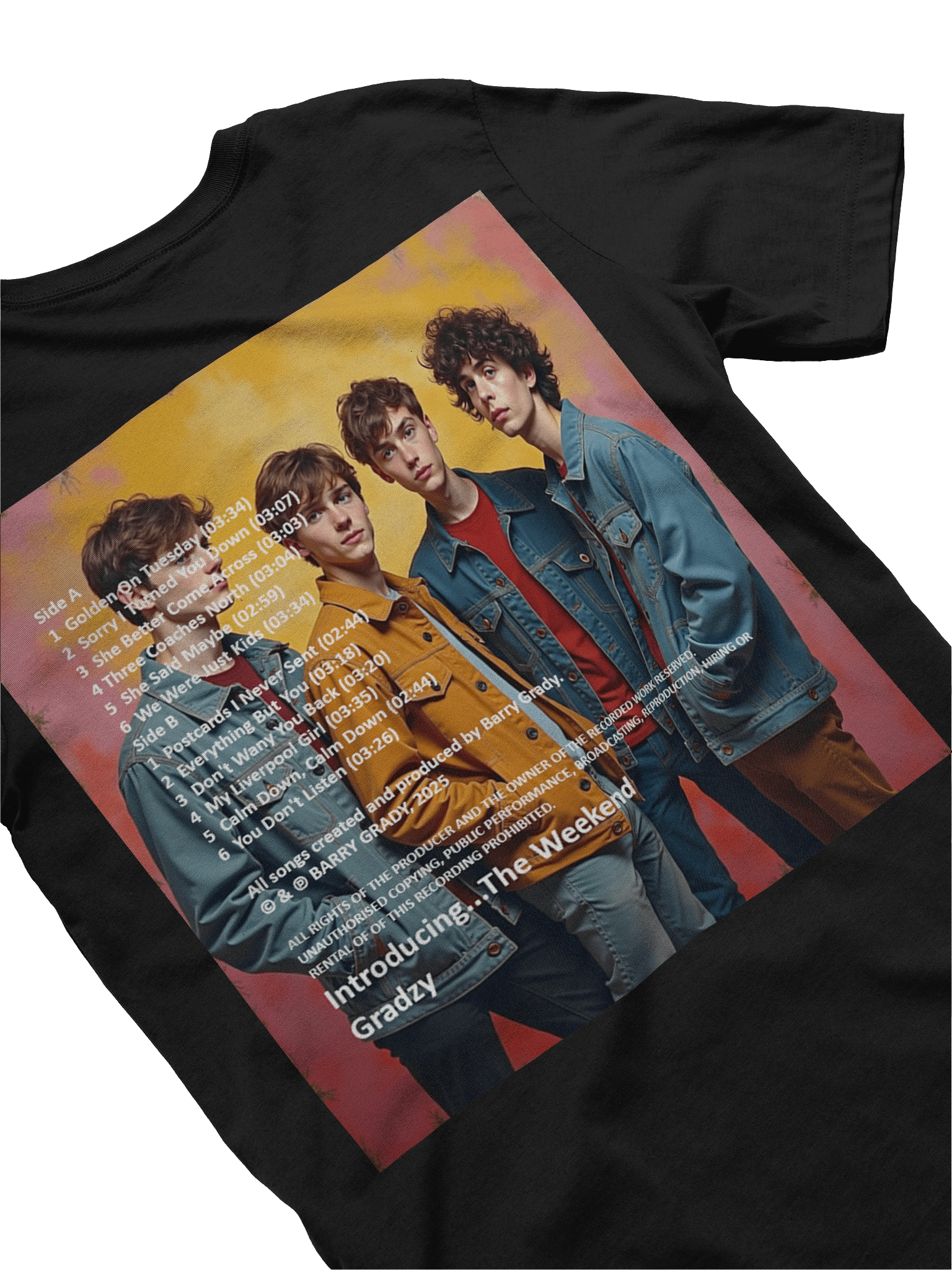 'The Weekend' Gradzy Crew T-Shirt product image (4)