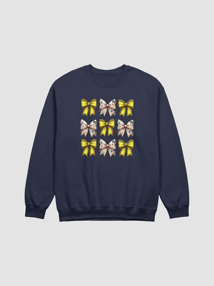 Spring Bows Softball Cozy Classic Crewneck Sweatshirt product image (1)