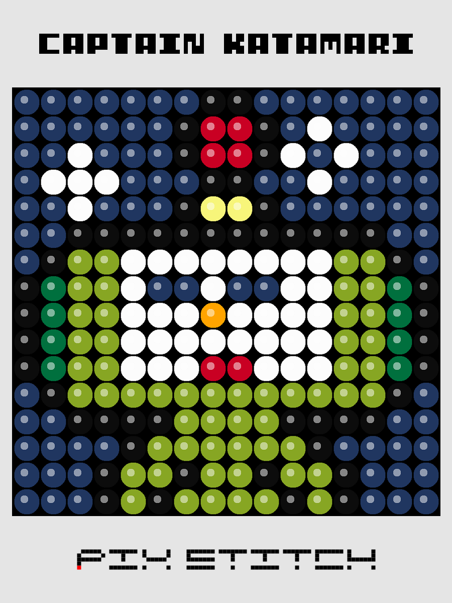Captain Katamari Pixel Art product image (1)