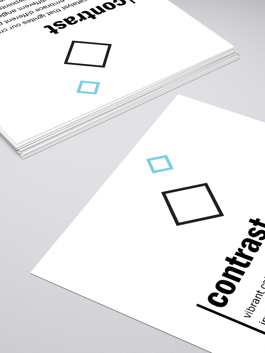 contrast Sticker - light blue line product image (3)