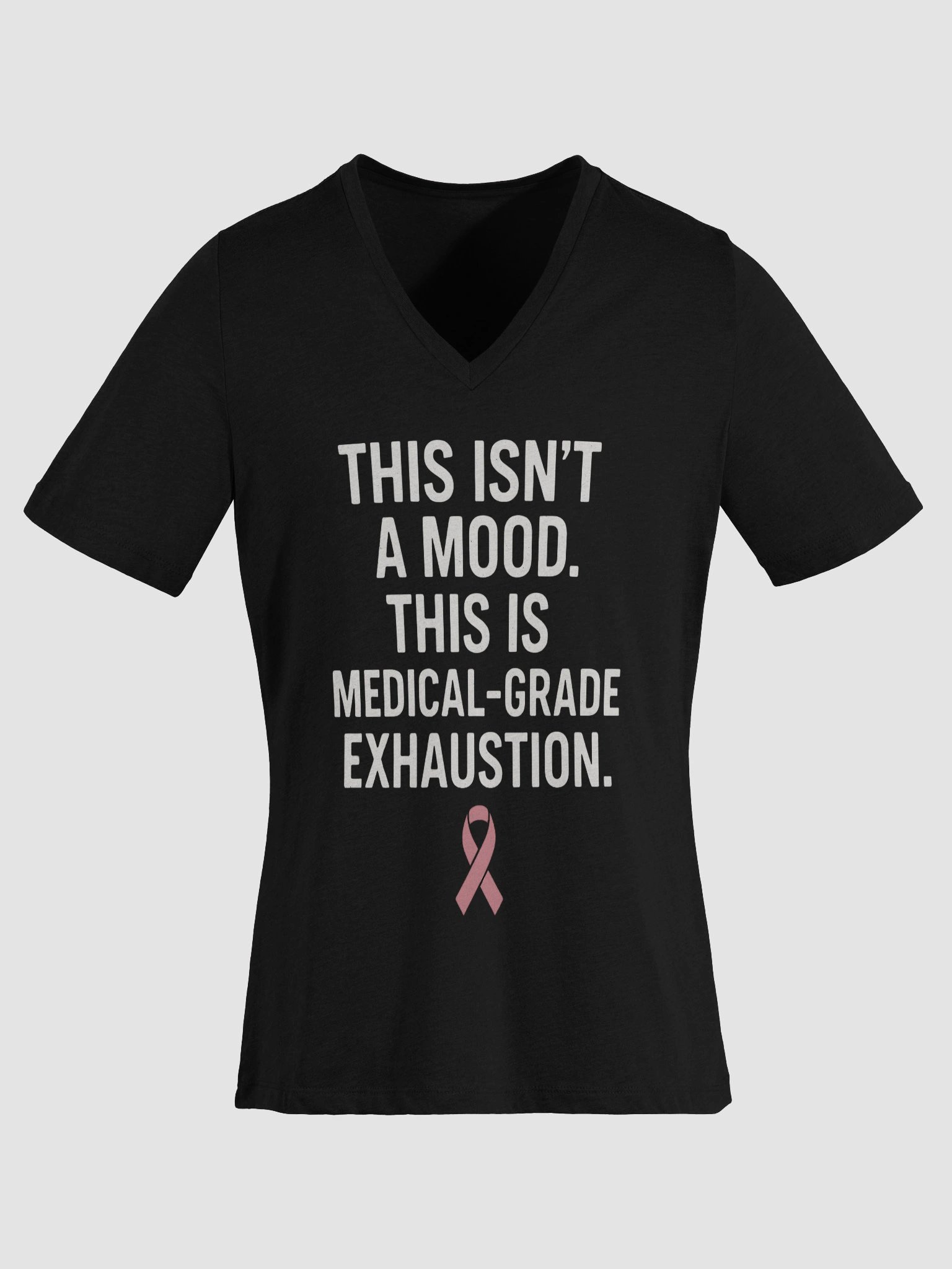 Medical-Grade Exhaustion Awareness V-Neck Tee product image (1)