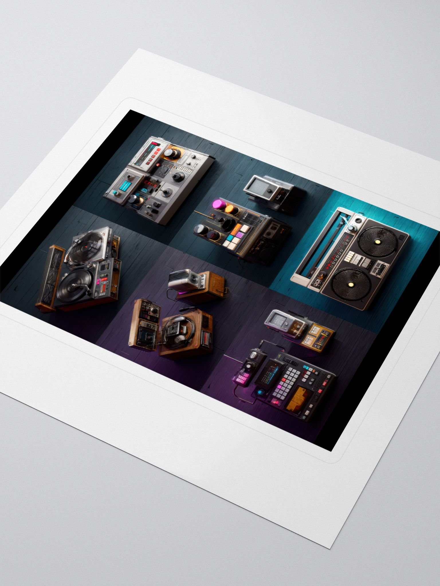 Retro Audio Equipment Sticker Set product image (3)