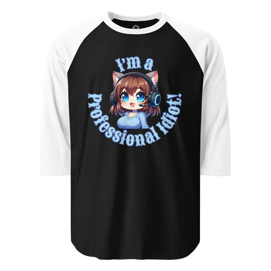 Professional Idiot Jersey Raglan Tee product image (1)