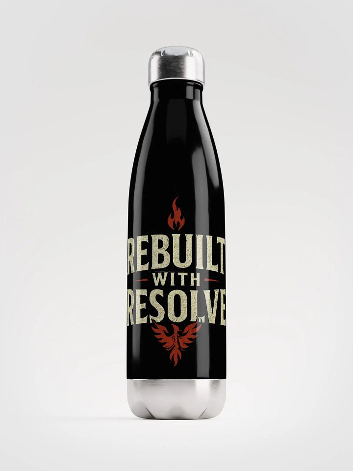 "Phoenix Fuel – Rebuilt With Resolve Water Bottle" product image (1)