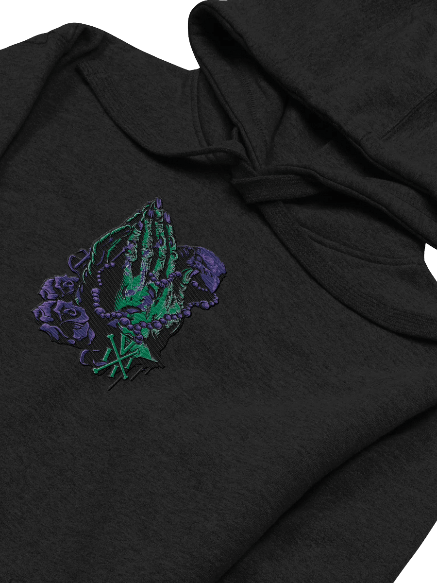 Vampire Prayer Center Embroidered Hoodie product image (41)