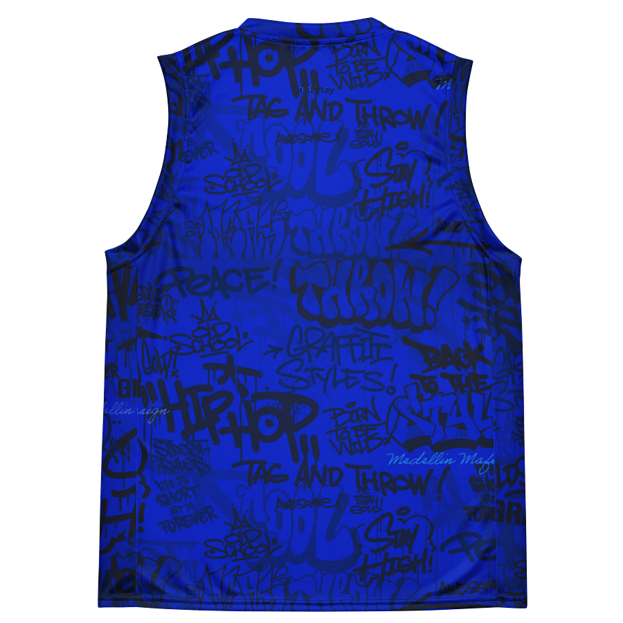 Urban Vibes Graffiti Basketball Jersey product image (5)
