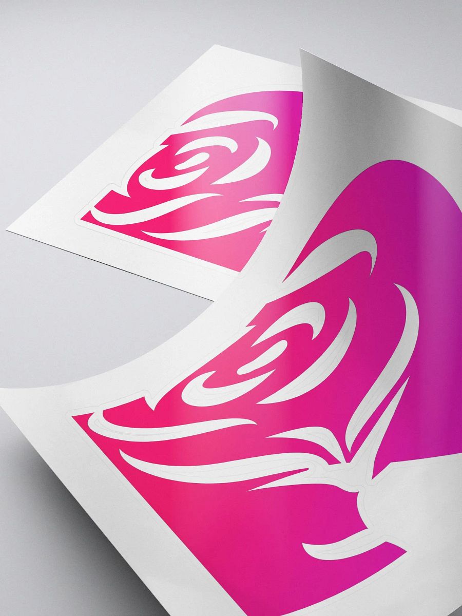 RoseBud Logo Sticker (Pink) product image (4)