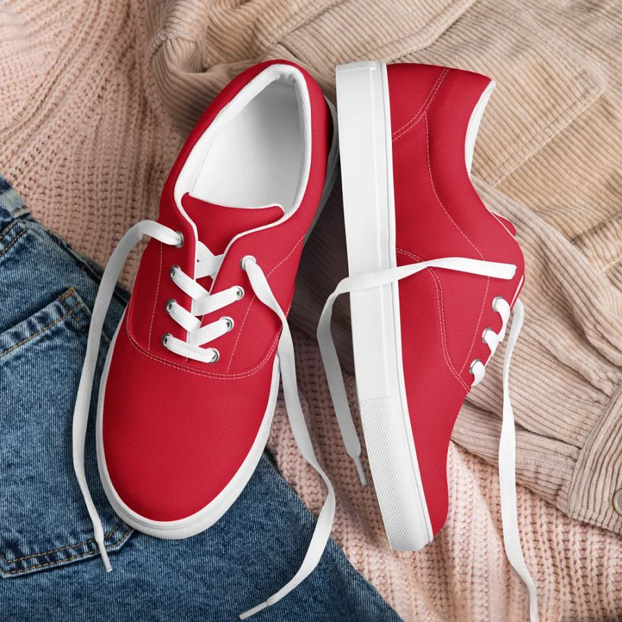 Women's Canvas Shoes - Red product image (10)
