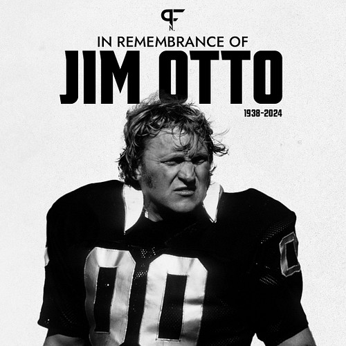 Rest in Peace to Raiders Hall of Famer Jim Otto. 🕊️