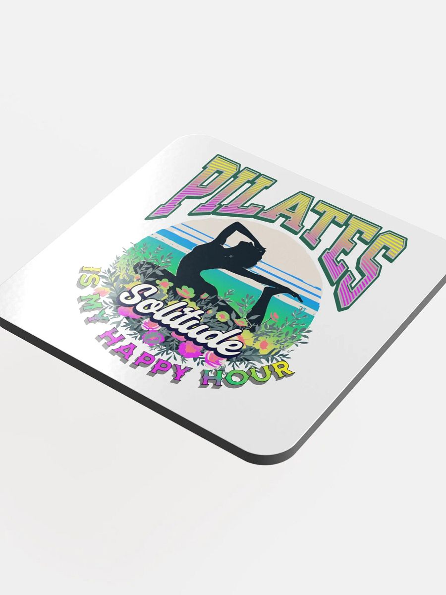 Pilates Is My Happy Hour Solitude Coaster Set product image (4)