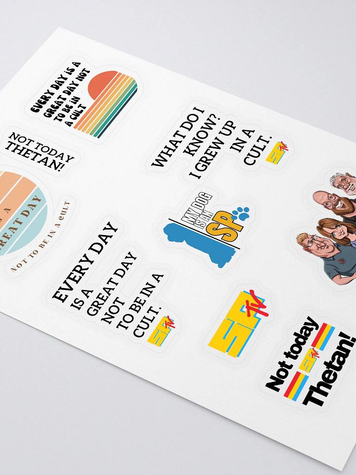 Sheet of SPTV Stickers product image (2)