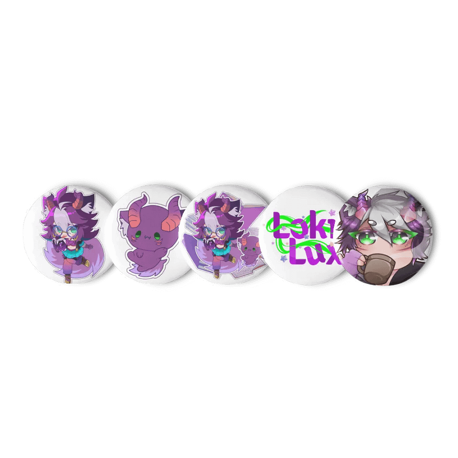 Set of 5 Loki Pins product image (4)