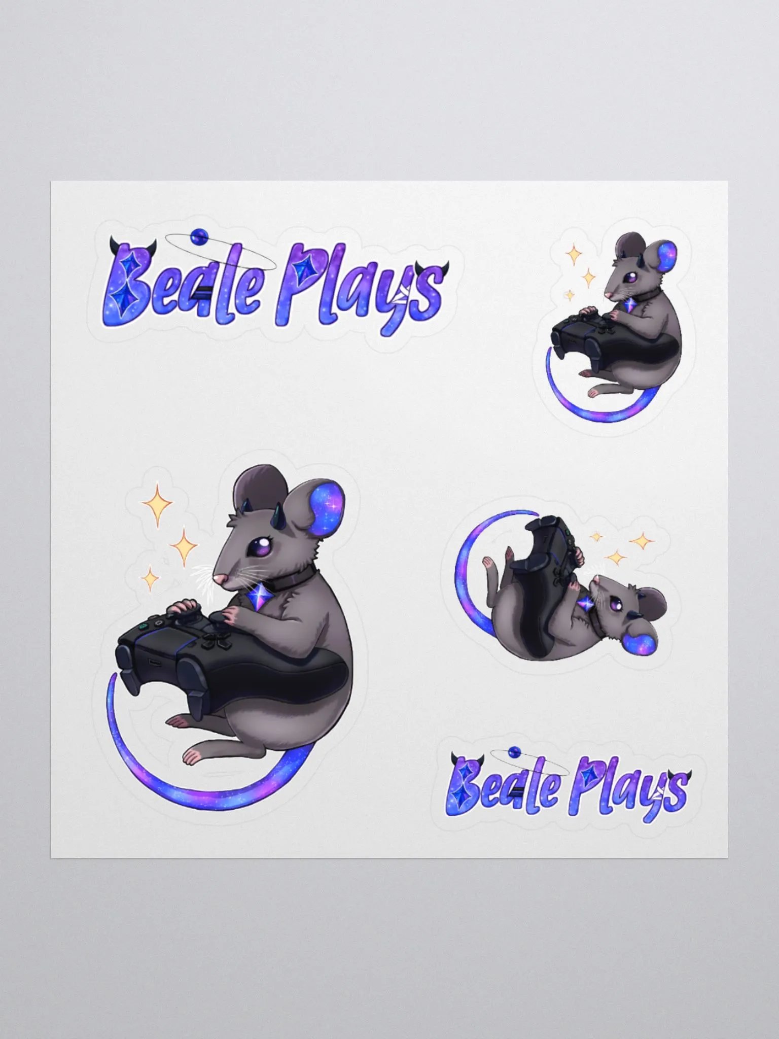 Small or Large Rat Stickers product image (1)