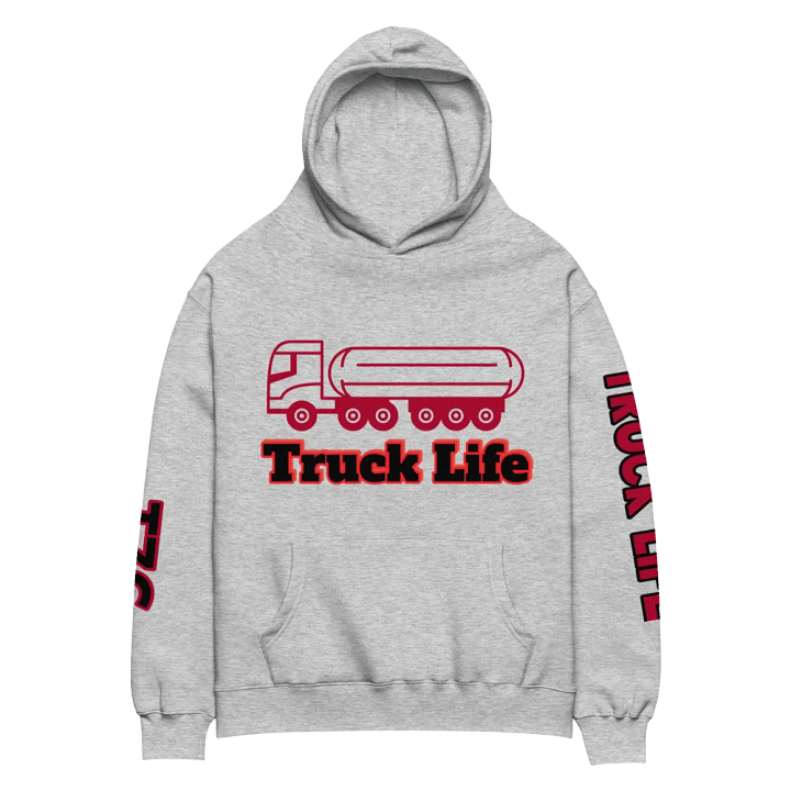 Truck Life Hoodie - White/Grey product image (2)