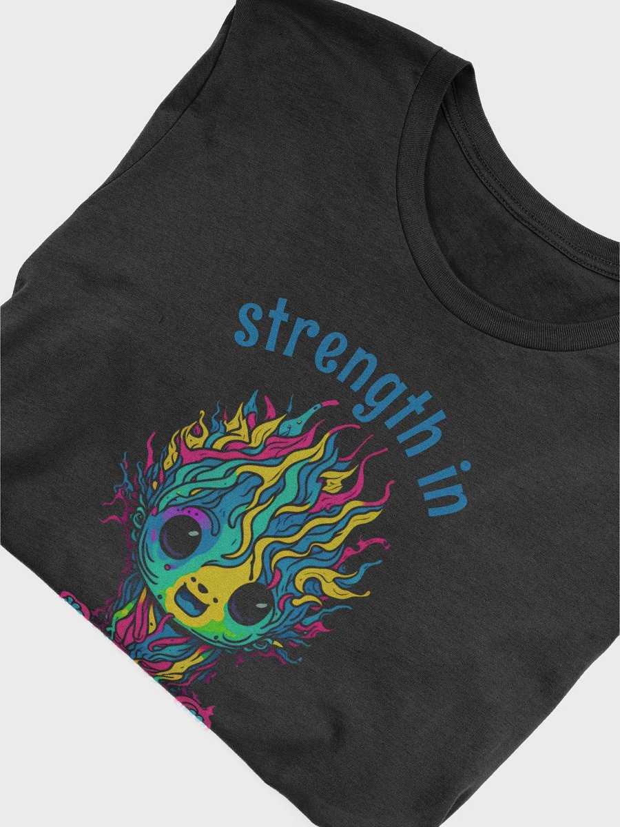 Quirky Misfits Graphic | Dark Colored T Shirt | Strength In Every Smile product image (3)