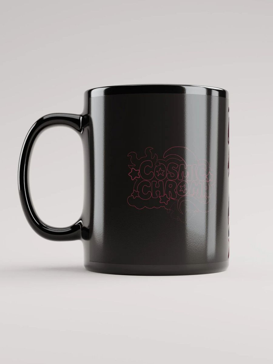Vampire Valentine - Romantic Pinup Game Fanart - Black Ceramic Mug - Art by CosmicChroma product image (6)
