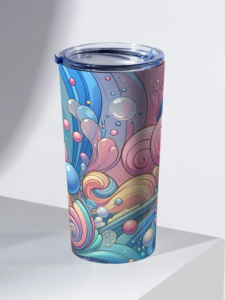 Whimsical Swirls 20oz Stainless Steel Tumbler product image (2)