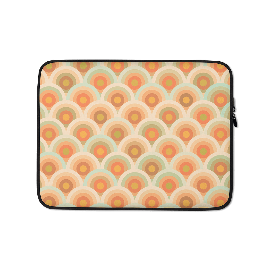 Retro Scalloped Laptop Sleeve product image (1)