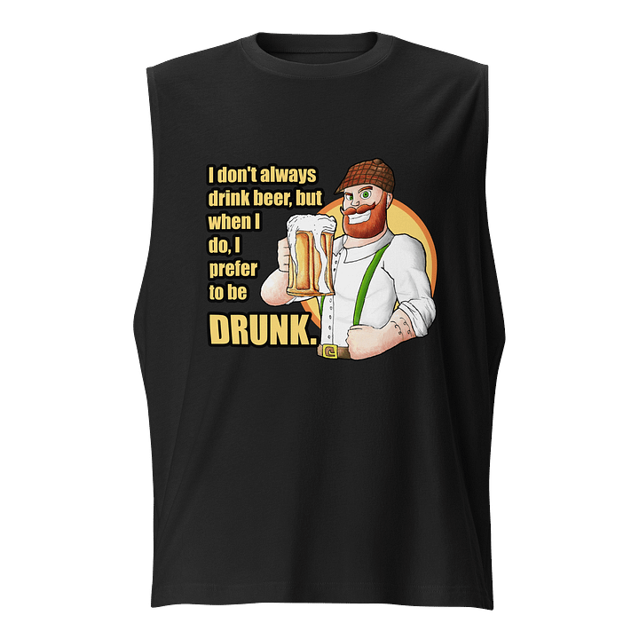 Beer Lad 4 muscle tank front product image (1)