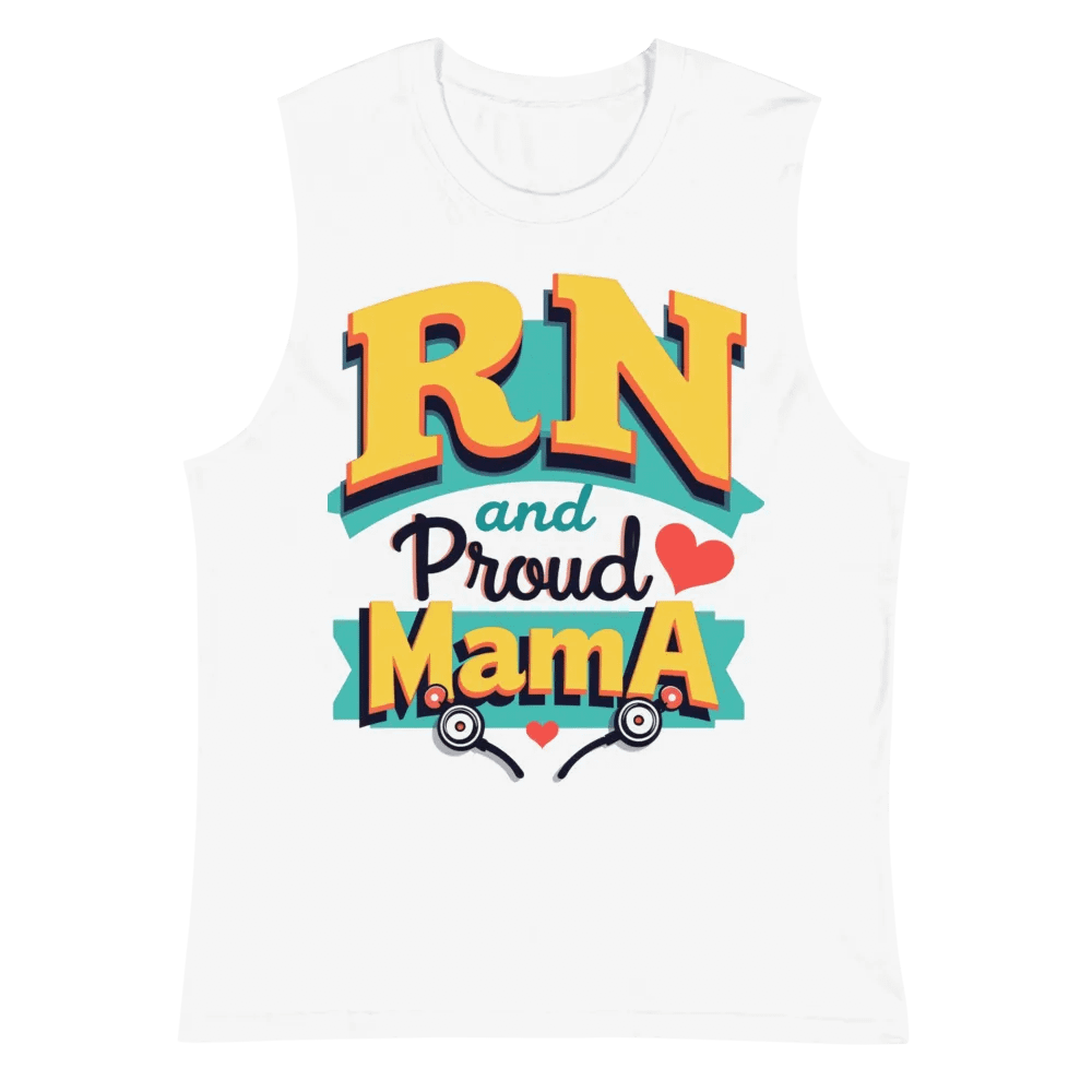 RN and Proud Mama Muscle Tank product image (2)