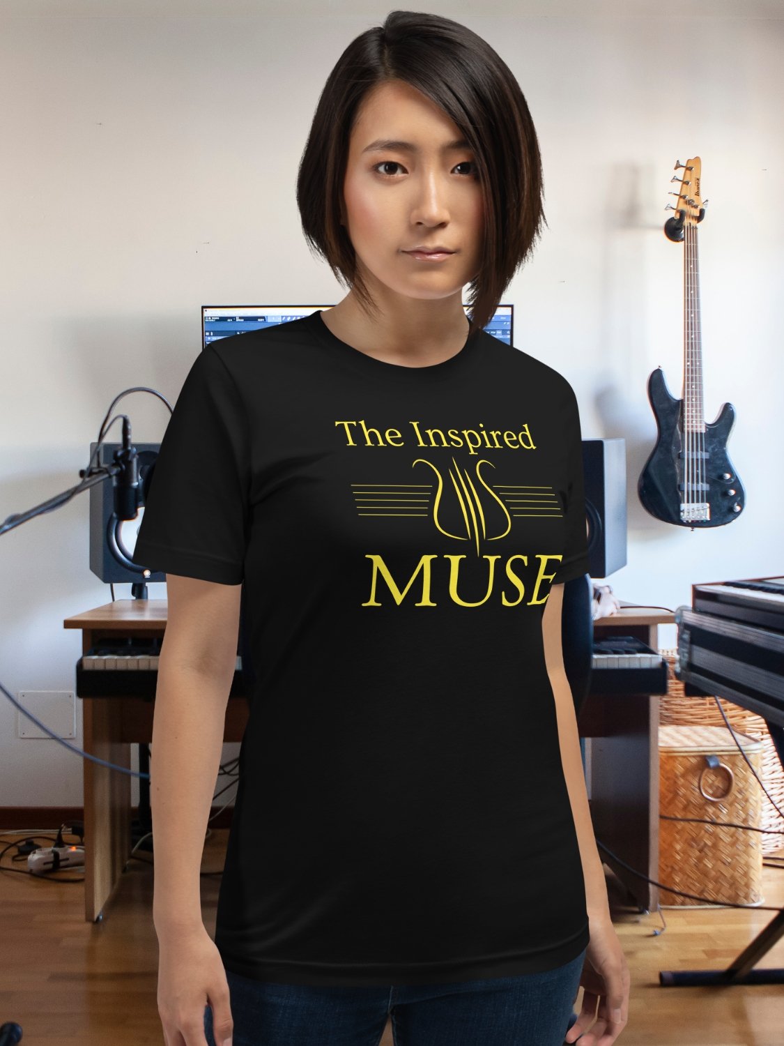 The Inspired Muse Black T-Shirt product image (1)