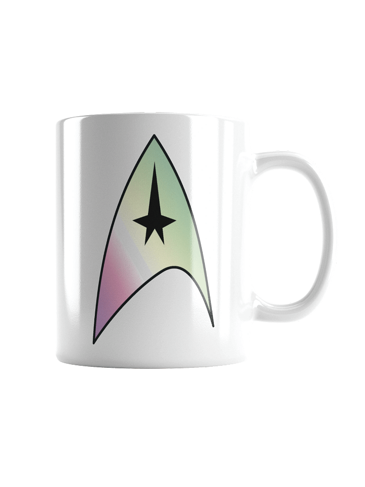 Genderfae Pride Gradient Starfleet Mug product image (1)