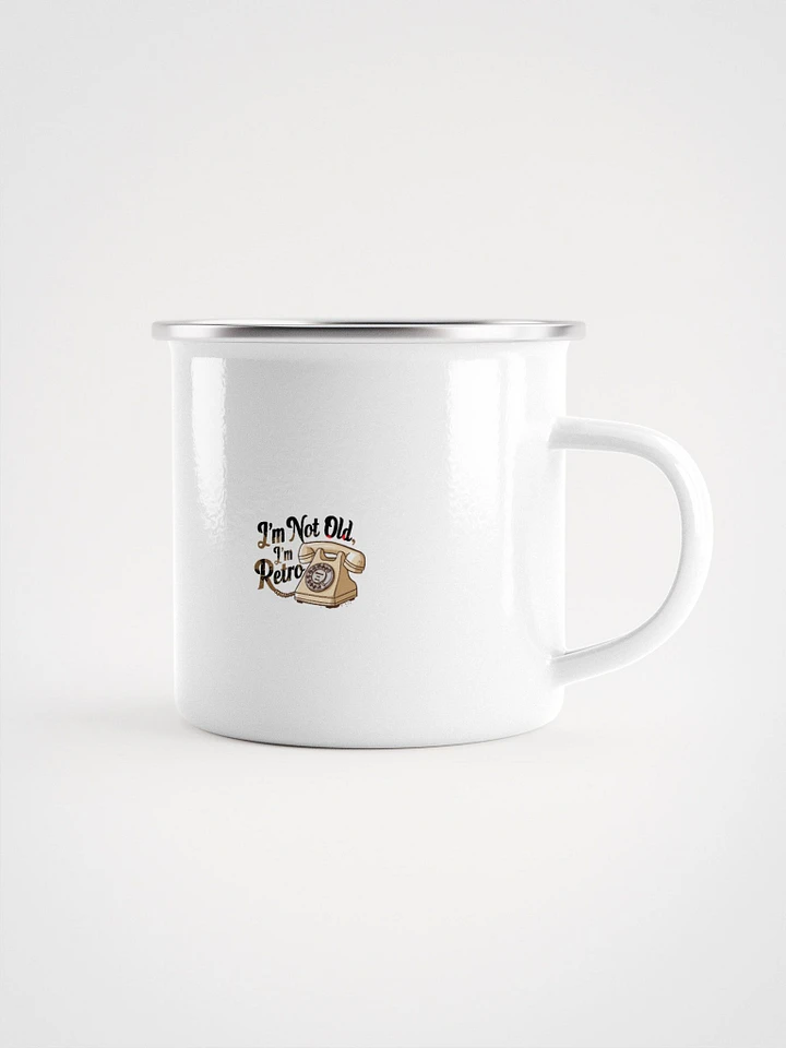 I’m Not Old I’m Retro Adventure Awaits Enamel Mug product image (1)