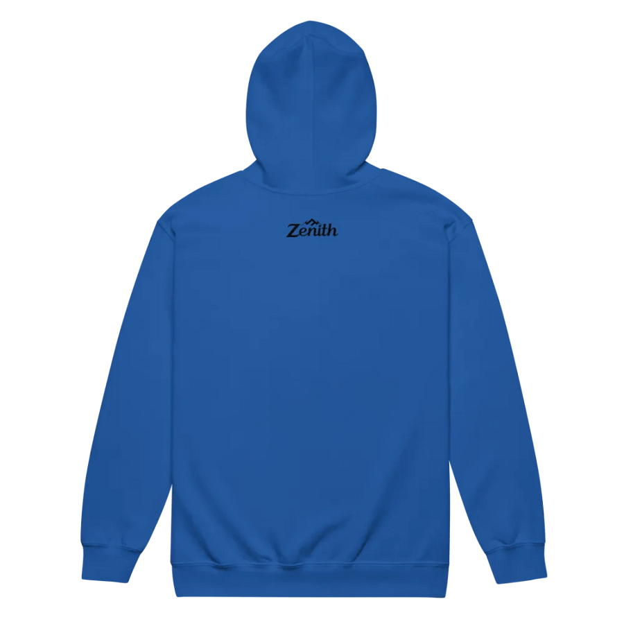 Unisex Heavy Blend Zip Hoodie with Zenith Script Design product image (9)